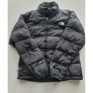 The North Face Womens Black Nuptse 700 Down Puffer Winter Coat Size Medium